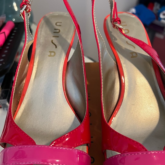 Unisa red multicolored pumps - Picture 3 of 6